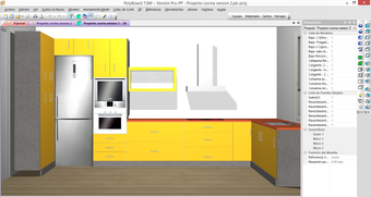 Cocina realizada con Polyboard