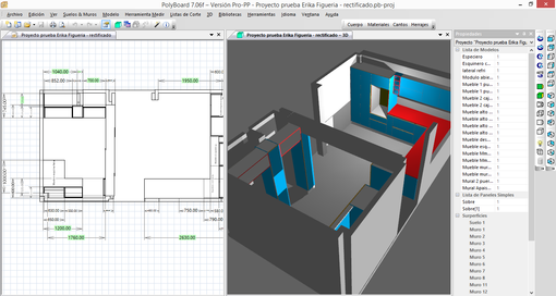 Cocina realizada con Polyboard