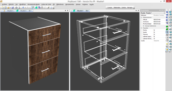 Módulo de cocina realizado con Polyboard